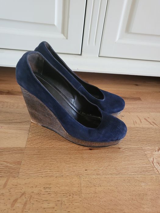 Pantofi platforma piele 39