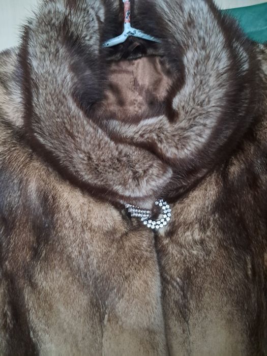 Шуба из стриженной норки