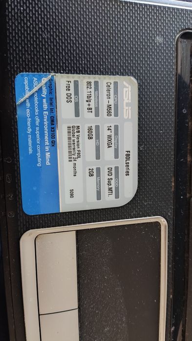 Ноутбук Asus на запчасти