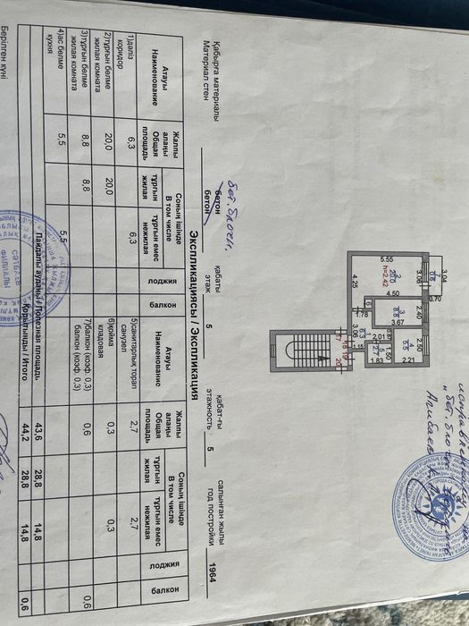 Продаем 2-х комнатную