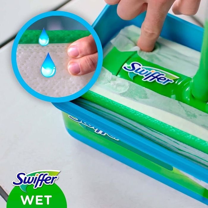 Lavete umede pentru podea, linoleum Swiffer Wet, Pachet de 10 Bucati, - Curatare Umeda Eficienta