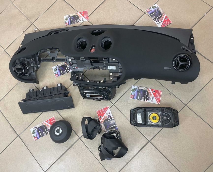 Smart w453 electric - kit airbag volan pasager genunchi - plansa bord