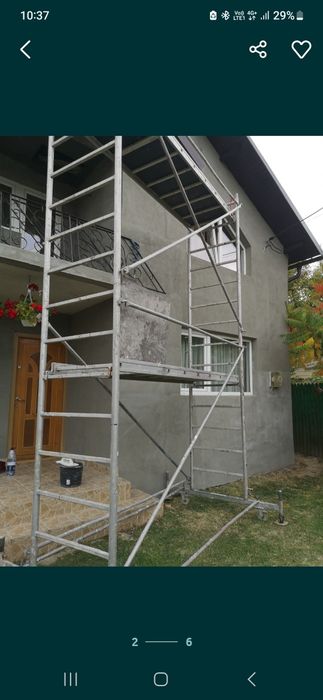 Schelă aluminiu mobilă