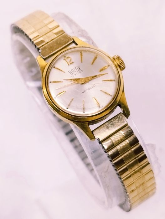 Ceas de damă vintage Britix mecanic, 17 Rubine, anii 1960.