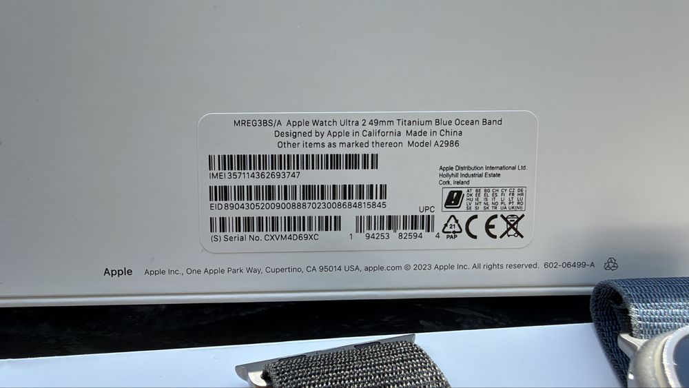Apple Watch Ultra 2 49 mm Titanium GPS + Cellular