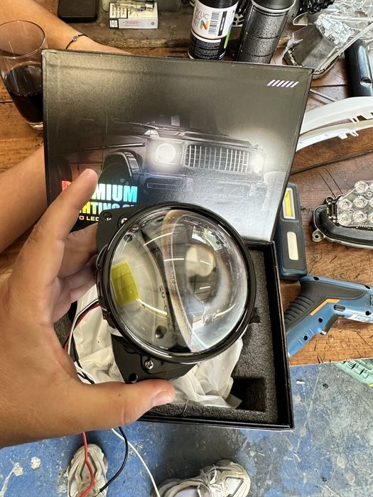 Lupe Bi Led auto 3 inch putere 55w lumionizitate 12000 lumeni