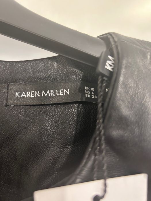 Нова рокля естествена кожа Karen Millen 38