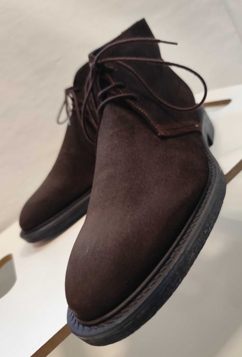 Ghete lace up chukka 43 39 40 Old Signature NOI piele naturala suede