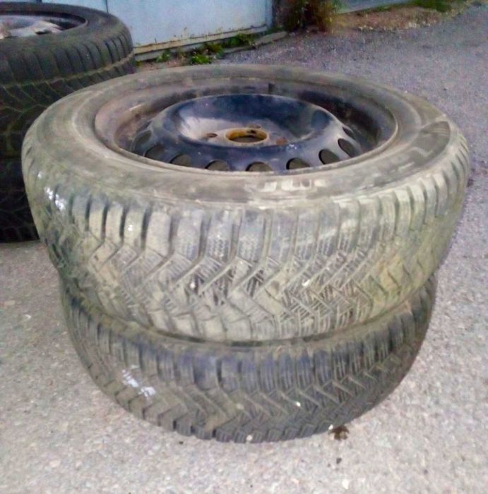 зимни гуми употребявани 14 цола с джанти за Опел АСТРА