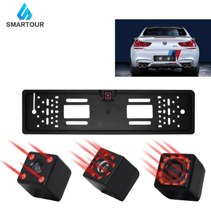 Автокамера рамка за рег.номер . Камера за заден ход. PC12