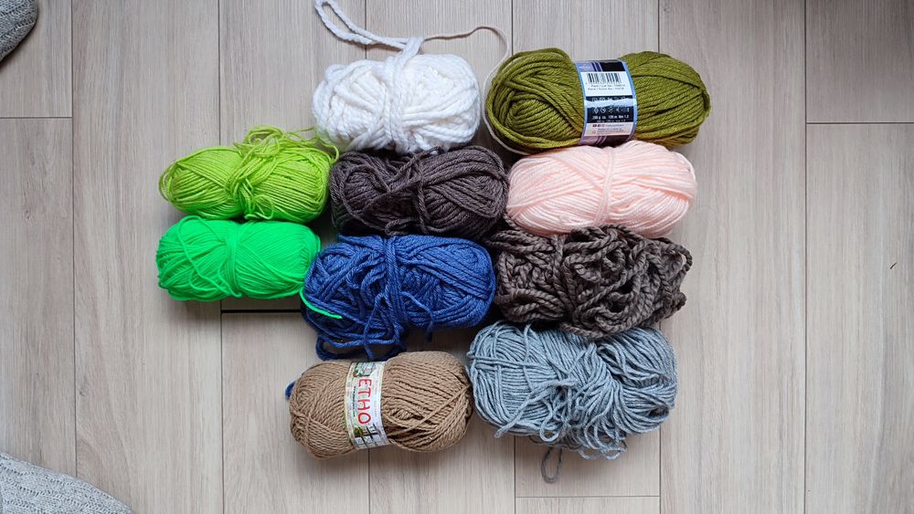 Прежда, кълбета, гранки