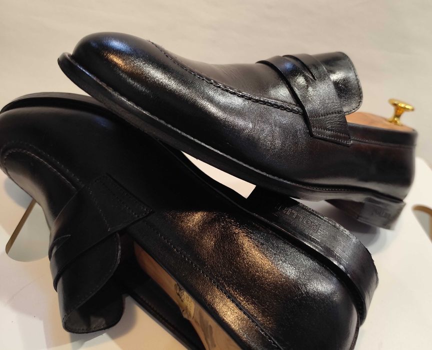 Pantofi loafer penny 40 40.5 premium POLLINI piele naturala moale