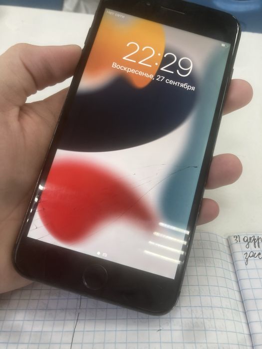 айфон 7+ черный 128