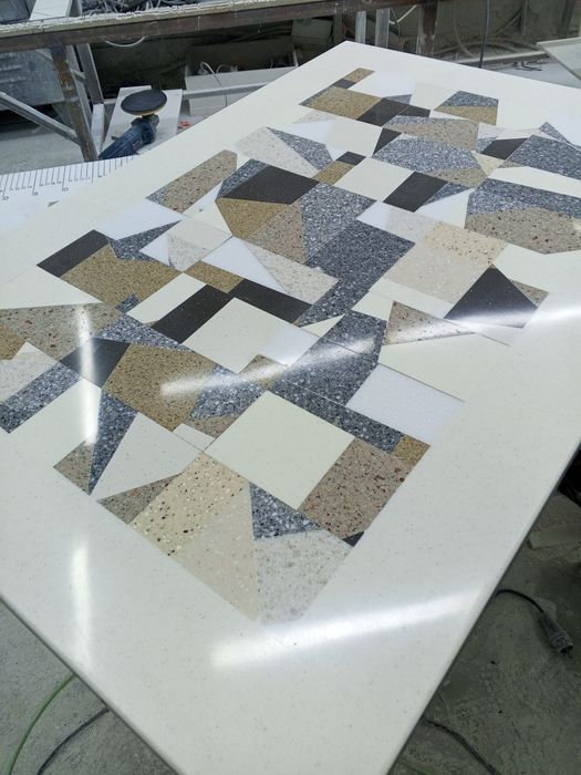 Реставрация и полировка искусственного камня.