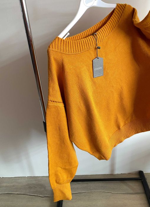 OASIS жълто оранжев пуловер M RRP €47