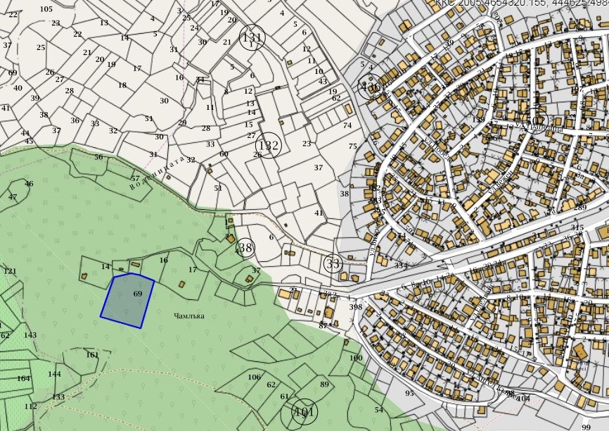 Дървопроизводителна гора 5.7дка. над кв.Долни Воден общ.Асеновград