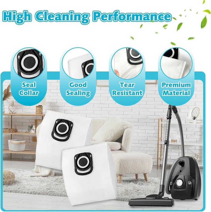 15 торбички за прах Rowenta Hygiene ZR200520 ZR200720 ZR200920 Compact