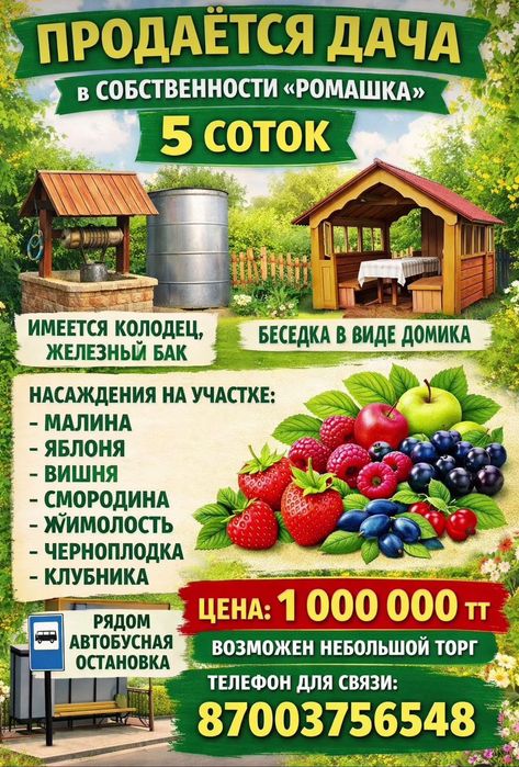 Продам дачу Ромашка