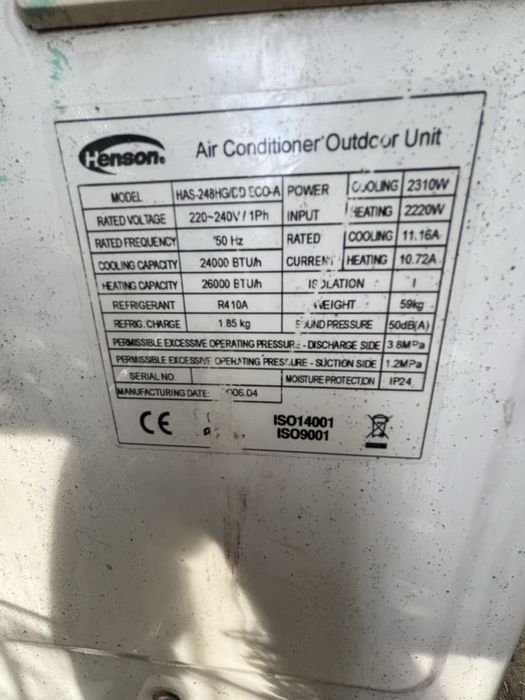 Aer conditionat 24000btu