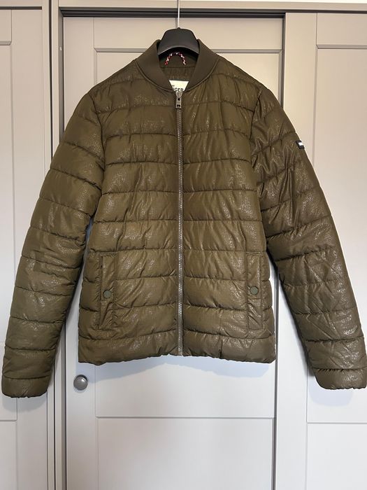 Geaca Tommy Hilfiger, culoare verde, marimea S, ca noua