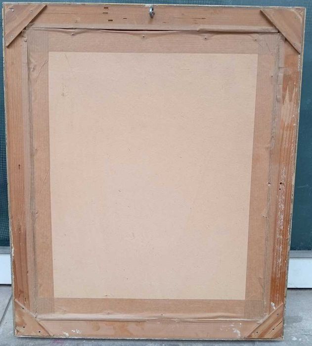 Tablou vechi - trandafiri - semnat E Gerber