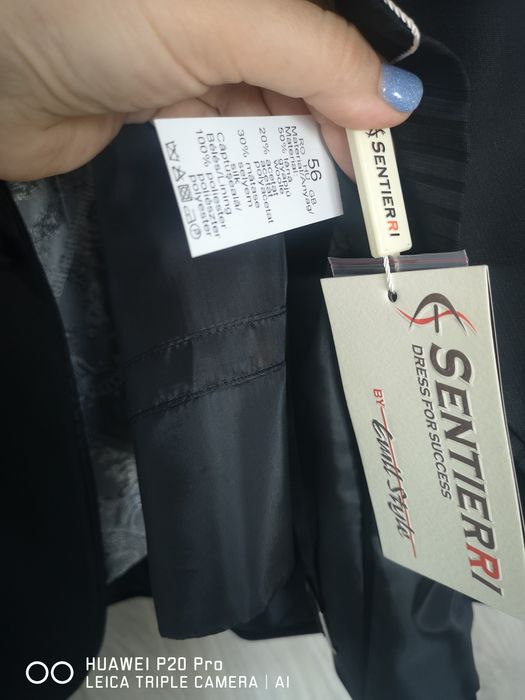 Costum barbatesc elegant lana si matase M 56