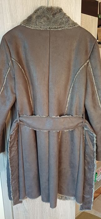 Палто от еко кожа