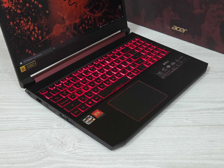 Ryzen 5| RX560X | 8GB | 512GB| IPS FHD|  лаптоп acer nitro 5 ацер нитро 5 laptop gaming гейминг