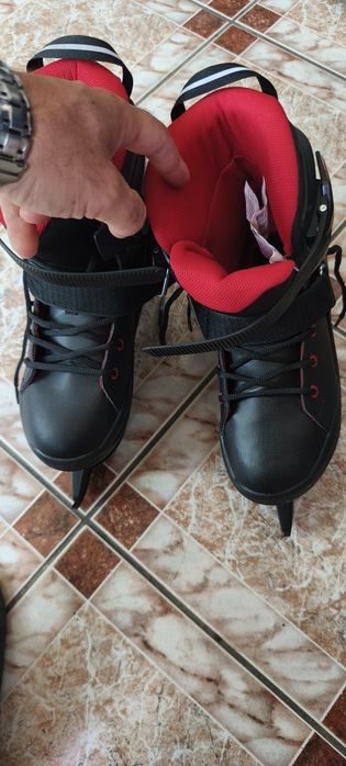 Patine Oroks Fit 500 negru-rosu