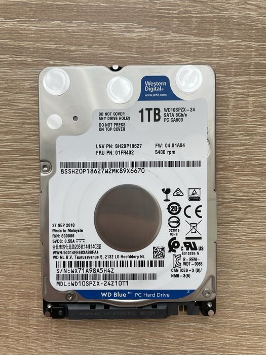 Жесткий диск 1Tb Hdd