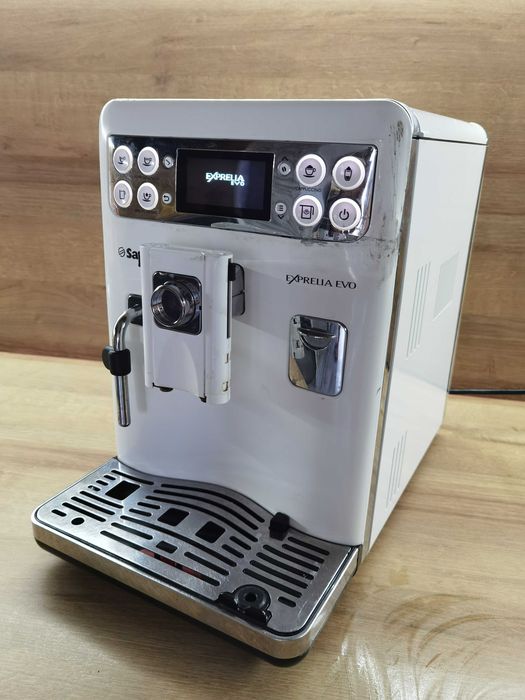 Saeco Exprelia EVO - внос от Германия , бяла перла