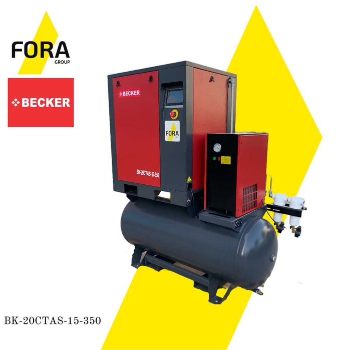 Винтовой компрессор BECKER BK20CTAS (16 BAR)