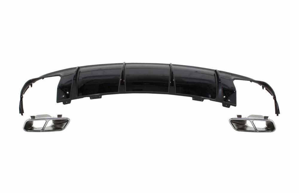 Difuzor Bara Spate Mercedes CLA-Class C117 X117 (2013-2019) NEGRU