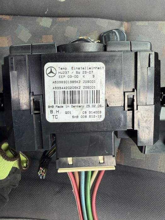 Оригинално управление за парно Mercedes Vito/Viano W639