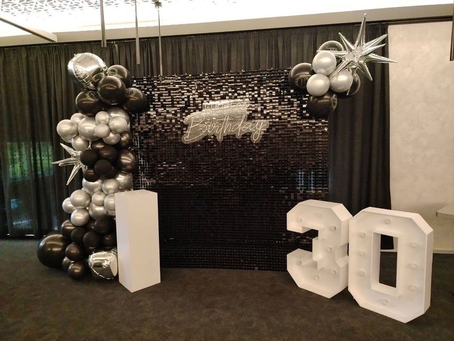 Декорация, Стойки и Украса за Юбилей, Сватба, Детско парти.