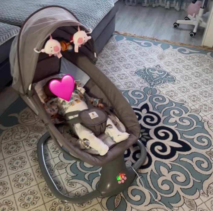 Шезлонг детская качеля