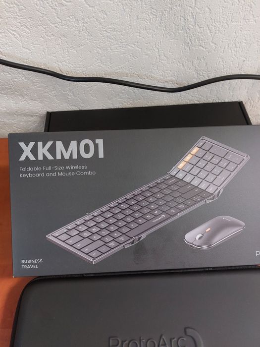 Okazie! Kit mouse+tastatura ultraportabila,business travel,noua,gentut