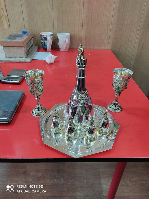 Лимитированая посуда из чистого серебра (серебро)