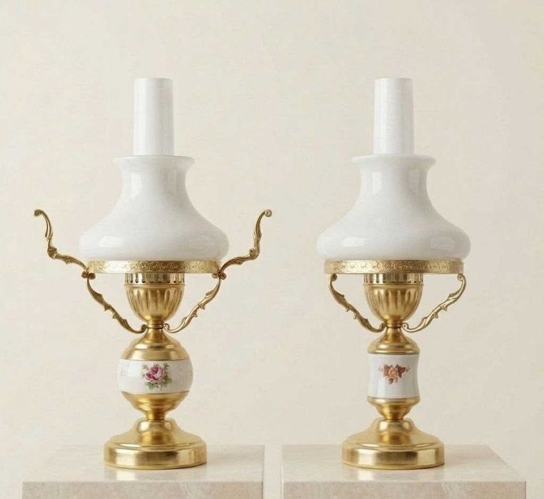 Лампы настольные 1970-х по 1980-е годы.