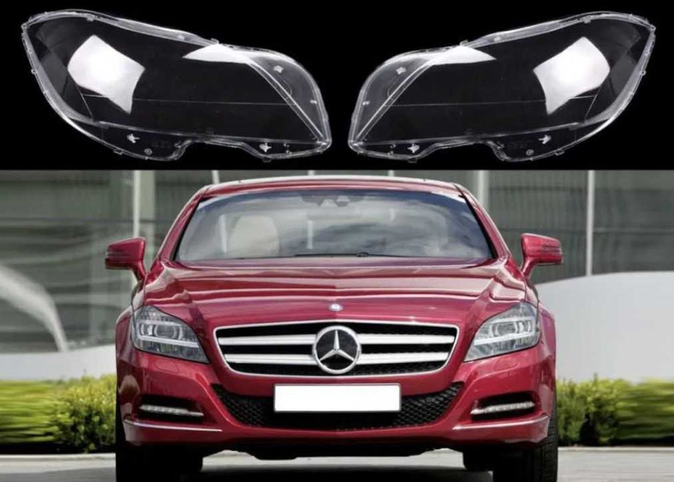 Капаци фарове Mercedes 218 CLS300 (15-18) лед амг пакет уплътнения