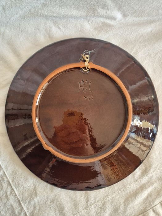 Platou ceramica pictat manual