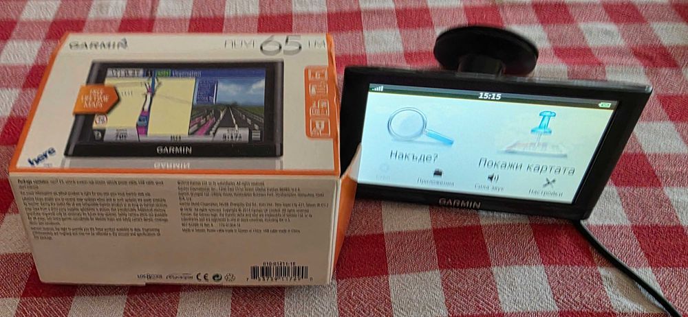 Навигация Garmin Nuvi 65 6 инча най-новите карти за цяла Европа и Турция пълен комплект