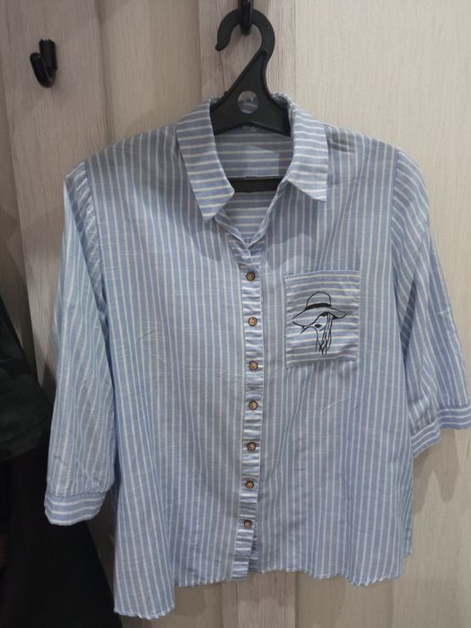Рубашка 48-50, легкая