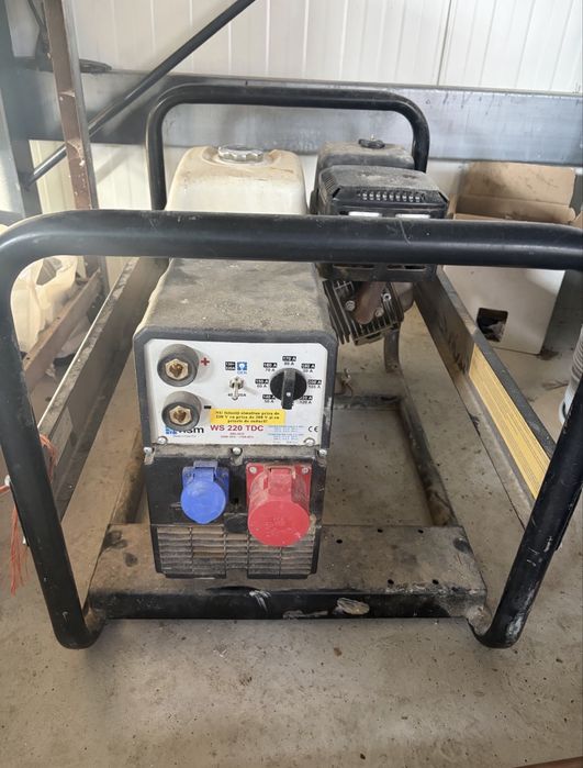 Generator trifazat 7 kw, cu aparat de sudura 200A