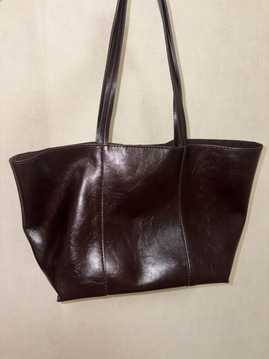 Сумка шоппер Mango коричневый