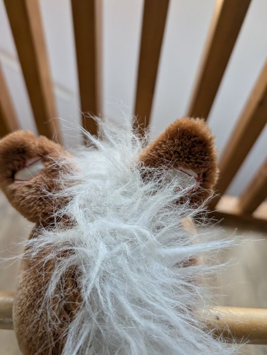 Balansoar căluț cu spătar + sunete (opțional)