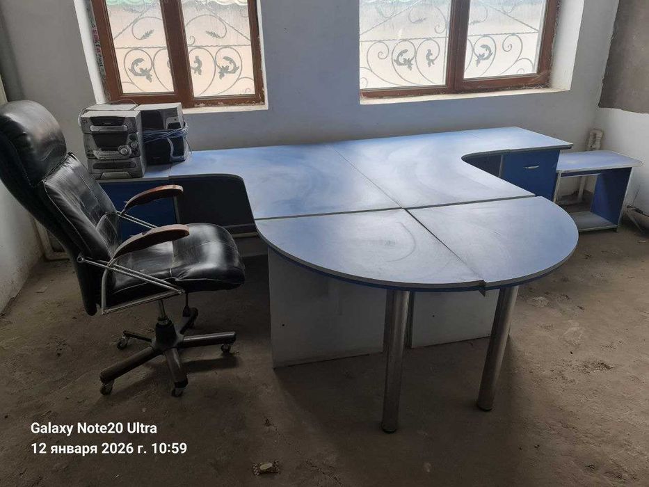 Синий офисный мебель для работы за компьютером