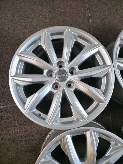4 Jante Aliaj 5x112 17'' 7J ET 34 - OEM AUDI Q5 Q3 A3 A4 A5 A6 - CA UNELE NOI !