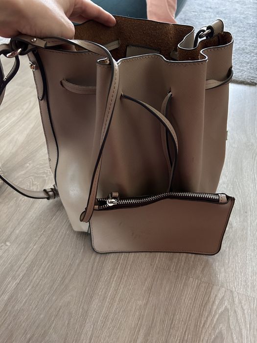 Geanta- sac piele bej noua