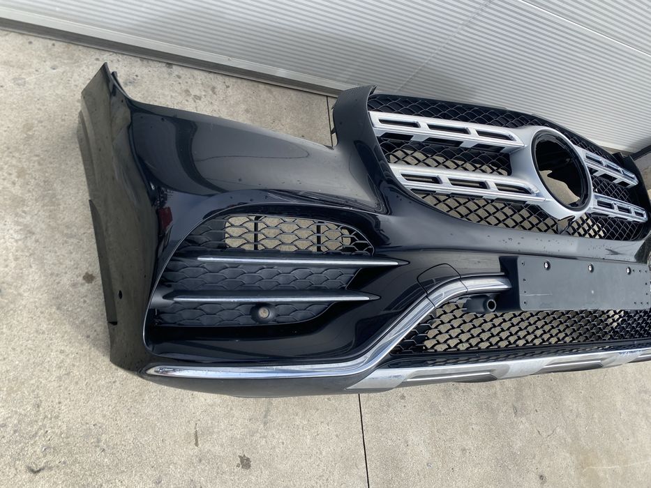 Предна броня за mercedes gls w167 amg/мерцедес глс2019-2023г/амг пакет